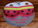 Sassy Red Bra Party Cake