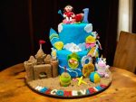 beach-theme-first-birthday-cake