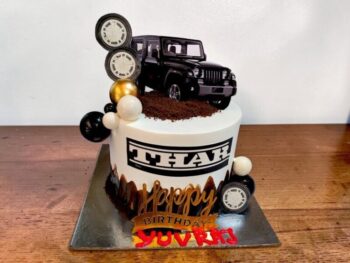 Off-Road Adventure Thar Birthday Cake